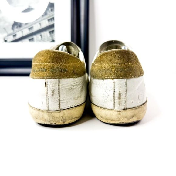 Golden Goose Superstar Sneakers Men’s Size 45 (US 12) Distressed Leather - Picture 5 of 13